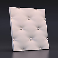 3D панель Кожа капитоне        500*500 мм